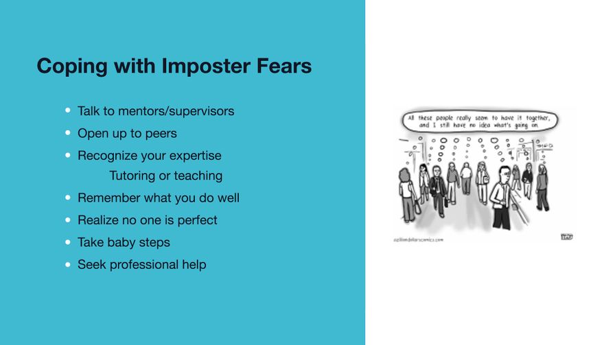 Coping with imposter fears 